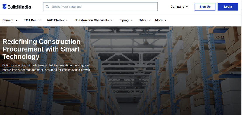 BuildItIndia – B2B Construction Ecosystem