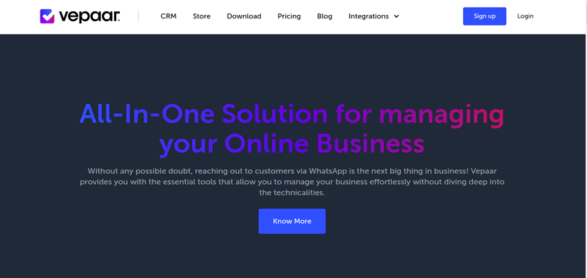 Vepaar – WhatsApp Business Tool
